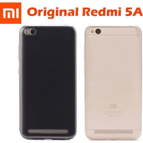 100% Original Xiaomi Redmi 5A Case Cover Soft TPU Silicone For Xiaomi Redmi 5A ultra-thin 5.0 inch phone comfortable case