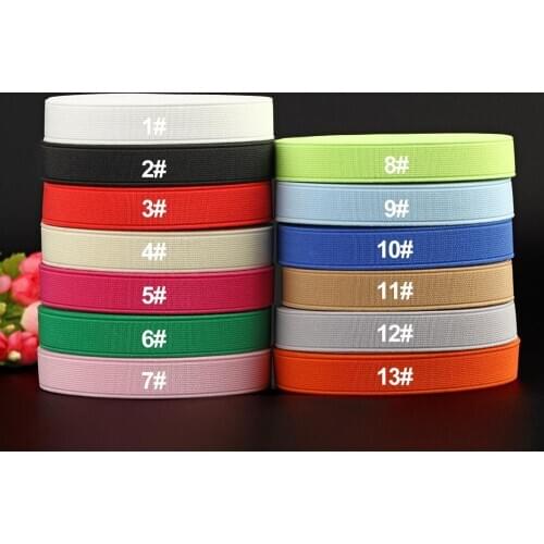 25mm Elastic Ribbon Elastic Band 28Meters/Roll Spandex Trim Sewing Waist Band Lace Fabric Band Garment Accessory 3 Rolls
