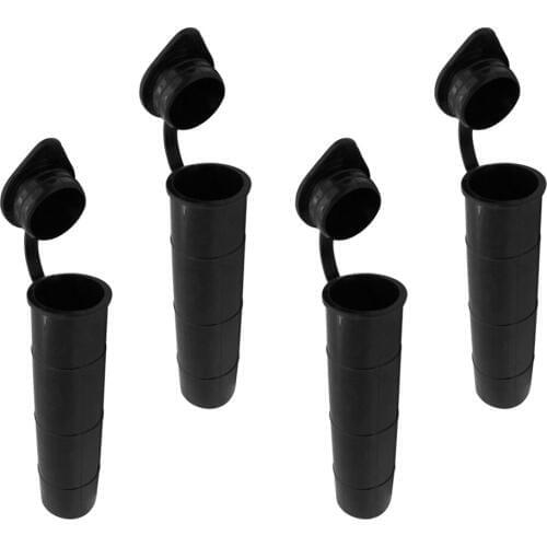 4x Universal 2''Boat Yacht Fishing Rod Holder Insert Tube Replace