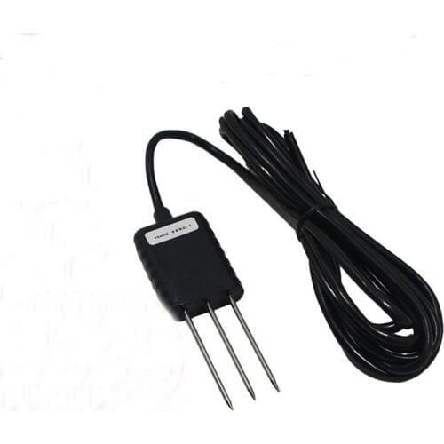Free shipping IP68 RS485 4-20MA soil moisture sensor temperature humidity detector moisture conductivity transmitter Sensor