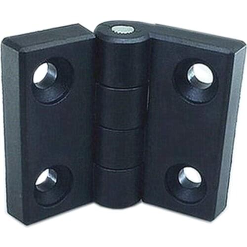 1PC Black Aluminum Profile Nylon Hinge Bracket Fastener for EU standard 2020 3030 4040 Aluminum profile