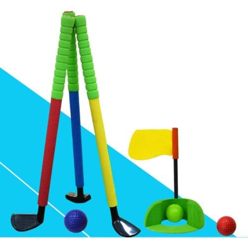 Childrens Golf Club Set Sports Plastic 3 Golf Clubs Toys Summer Toddlers