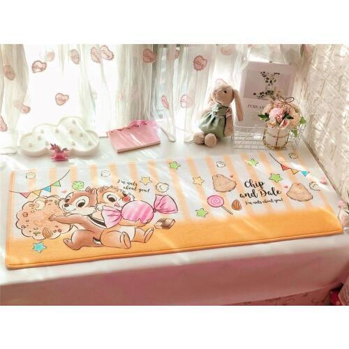 Disney Chip 'n' Dale Duffy stitch Flannel Bath Mat Bath Rug Absorbent Soft Bathroom Rugs Carpet for Shower Tub Bedroom Entry