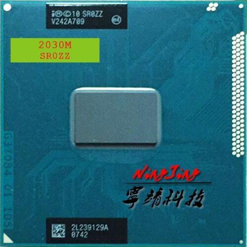Intel Pentium 2030M 2030M SR0ZZ 2.5 GHz Dual-Core Dual-Thread CPU Processor 2M 35W Socket G2 / rPGA988B