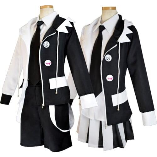 Danganronpa V3: Killing Harmony Anime Cosplay High Quality Monokuma Unisex Cosplay Costume Cosplay Halloween Dress Up