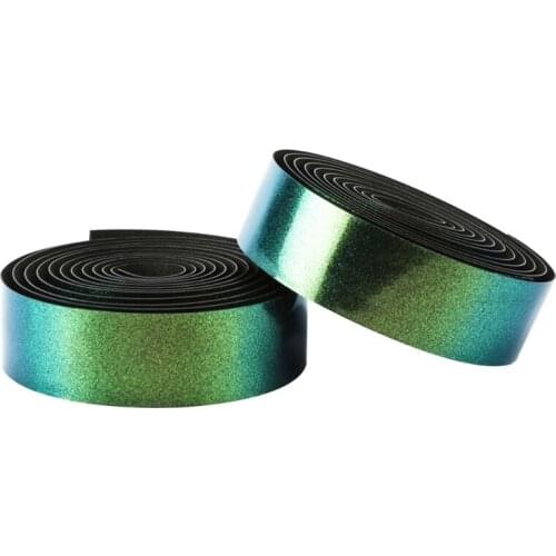 Hot Favorable Handlebar Tape For MTB and Road Bike, Non-Slip, Gradient Color, Super Soft, EVA PU Blue Green Purple