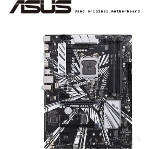 For Asus PRIME Z390-P Original Used Desktop Intel Z390 Z390M DDR4 Motherboard LGA 1151 i7/i5/i3 USB3.0 SATA3