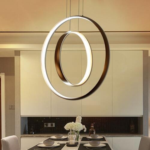 Fashion LED living room chandelier minimalist modern clothing store restaurant lights personalized bar creative dining lamps