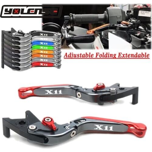 Motorcycle Accessories Folding Extendable Brake Clutch Levers For HONDA X-11 X11 X 11 1999 2000 2001 2002