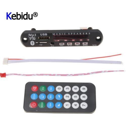MP3 Module Bluetooth Receiver For Car Kit MP3 Player Decoder Board Color Screen FM Radio TF USB 3.5 Mm AUX Audio For Iphone XS