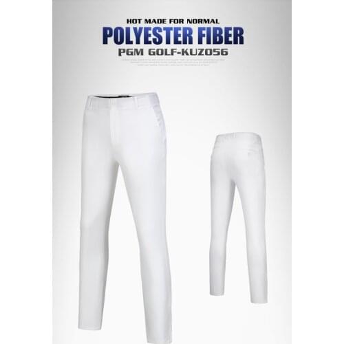 PGM KUZ056 mens summer pants, golf pants, high-elastic sports pants, comfortable mens pants with elastic waistband