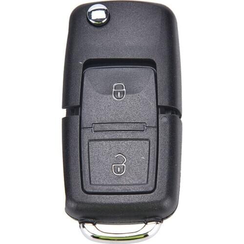 New 2 Button Remote Folding Key Shell Fob For MK4 GOLF Without Blade