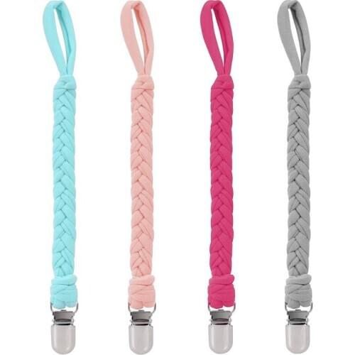 New Hot Sale Cute Baby Infant Kids Pacifier Chain Clip Christmas High Quality Baby Gift Dummy Soother Nipple Holder