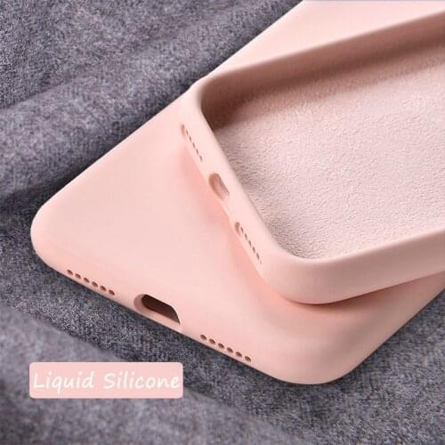 Original Liquid Silicone Cover Thin Soft Case For iPhone 11 Pro 7 8 6 6s Plus Candy Color Coque For iPhone X Xs 11 Pro Max XR