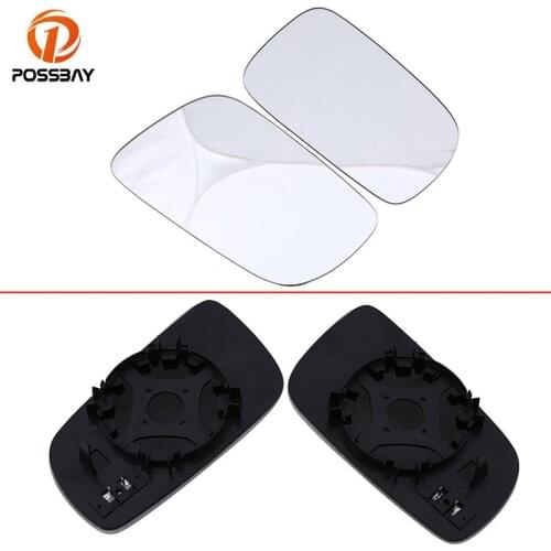 POSSBAY Left/Right Side Door Rear View Wing Mirror Glass Heated for VW Jetta 1999 2000 2001 Car Rearview Mirror Glass
