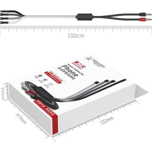 Qianli Mega-idea 2nd Power On/Off Cable DC Power Supply Test Line For IPhone 7/7P/8P/X XS MAX XR 11 12 Pro Max 12 mini