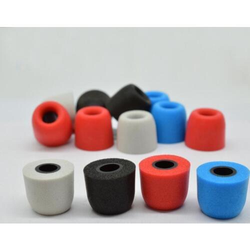 T100(3mm Hole) Memory Foam Earphone Caps Cover in ear Eartips Sponge tips Ear Pads Earbuds Cups for Headset headphone Earplug