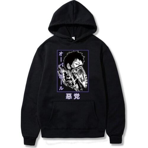 Men Hoodies My Hero Academia Hoodie Knavei Shinigami Printed Sweatshirt No Hero Academy Hip Hop Colthes Long Sleeve Hoodies