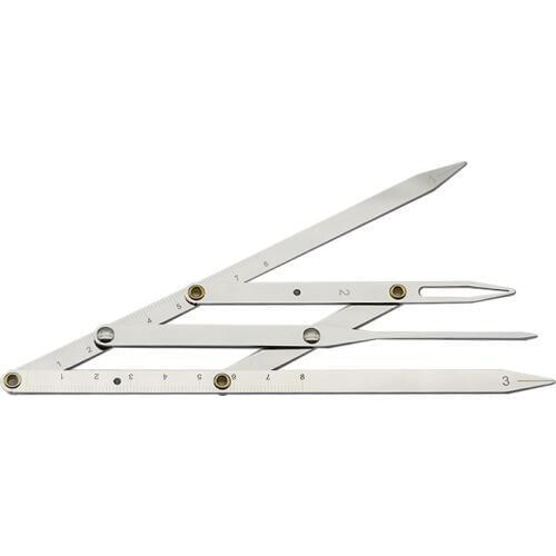 Eyebrow Stencil Ruler Microblading Permanent Tools, Three-point Positioning Balance Ruler for Eyebrow Messure