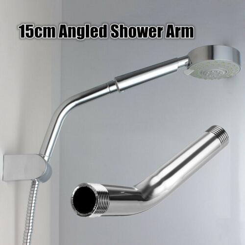 Stainless Steel Shower Head Extension Head Extension Angled Home Shower Arm Extra Hose Pipe Bathroom Shower Bathroom Accessories