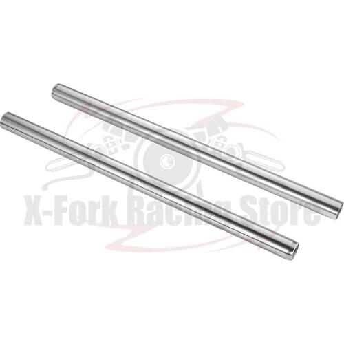 Front Fork Inner Tubes Pipes Silver Pair For YAMAHA TW200 1987-2017 2016 TW225 2002-2007 03 04 05 06 2JX-23110-00-00 33x582mm
