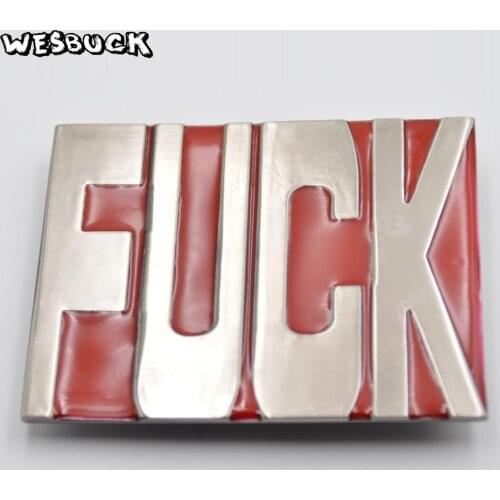 WesBuck Brand Mens' Rectangle Belt Buckle Cowboy and Cowgirl Metal Tool Western Buckles