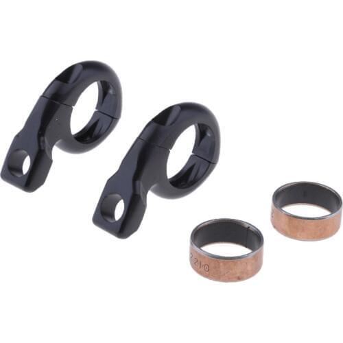 1" Motor Turn Signal Handlebar Clamp Rear View Mirrors Adapter Mount