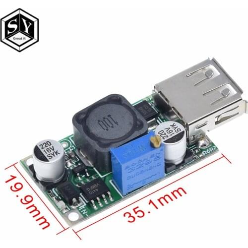 GREAT IT DC-DC Boost Converter 3V Up 5V to 9V 2A USB Output Voltage Step up lithium battery booster module