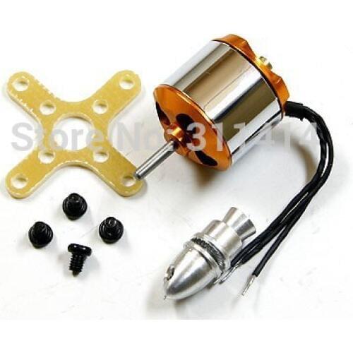 2pcs/lot XXD A 1510 A1510 2200KV Brushless Outrunner Motor For Mini RC Aircraft KK Multicopter X-Axis Quadcopter UFO
