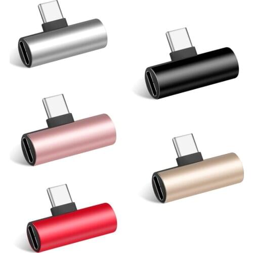 2 in 1 type c 3.5mm aux adapter USB C to 3.5mm AUX Headphone Adapter for xiaomi mi 9 8 6 Type-C 3.5 Jack Earphone Audio adapter