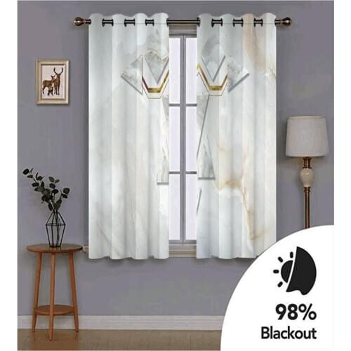 2020 home goods 3D window curtain For Kids Room Living room bedroom marble home improvement 3D photo curtains