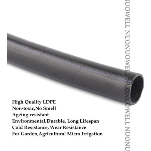 5/10/20/30M Garden Water Hose 16mm * 1.2mm PE Pipe Greenhouse Micro Irrigation Pipe Watering Tube Agricultural Drip Fittings