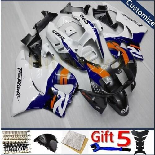 Full fairing kits For CBR900RR 1994 1995 1996 1997 CBR893RR 94 95 96 97 CBR 900 RR ABS plastic motor Fairing kit white blue