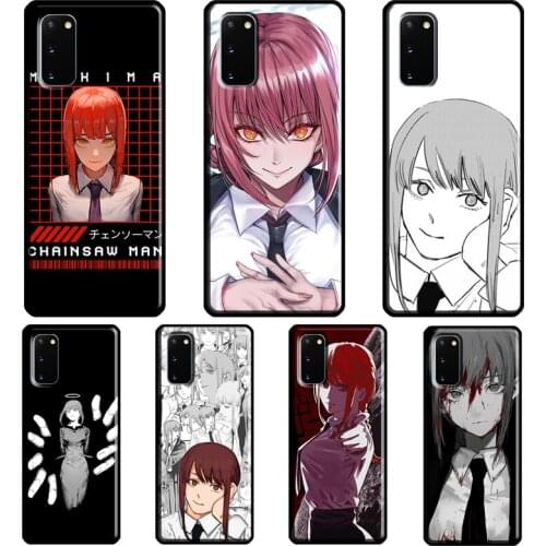 Makima Chainsaw Man Anime Case For Samsung Galaxy S10 S9 S8 Note 10 Plus Note 20 Ultra S20 FE S21 Ultra Phone Cover