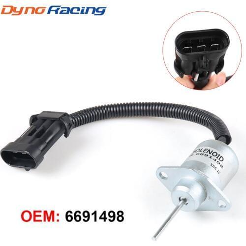 For Bobcat 6691498 Fuel Shut off Solenoid S130 S150 S160 S175 S185 S205 S450