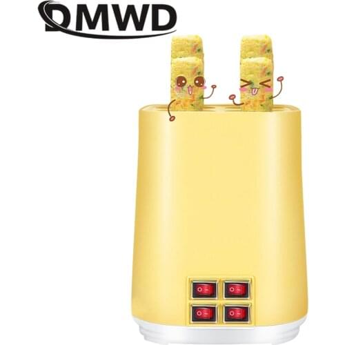 DMWD Top Quality Electric Egg Cooker Automatic Eggs Pancake Roll Machine Sausage Dog Breakfast Maker Egg Cup Nonstick 220V
