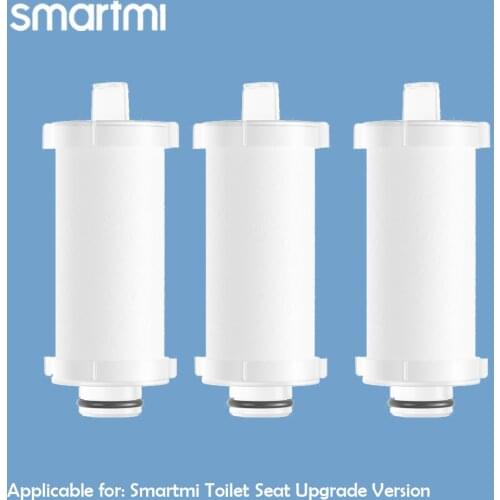3Pcs Smartmi Toilet Seat Filter Element For Smartmi Toilet Seat Upgrade Version Spiral Filter Element 5μm Filtration PP Cotton