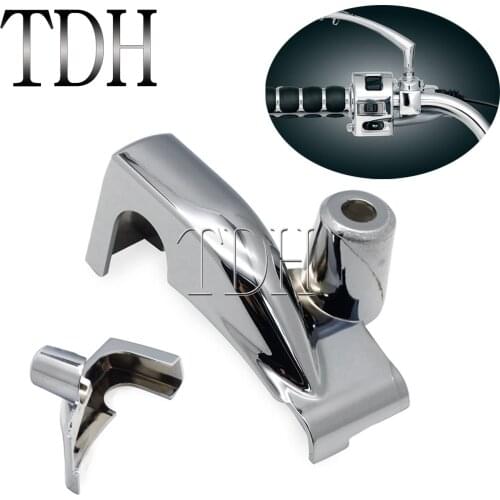 For Honda Shadow 750 ACE AERO Phantom Spirit 1100 Sabre FURY VTX1300 VT1300 Motorbike Hnadlebar Master Clutch Perch Cover Chrome