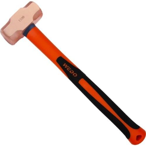 WEDO manufacturer die-forged Copper Sledge Hammer Plastic Coating Handle