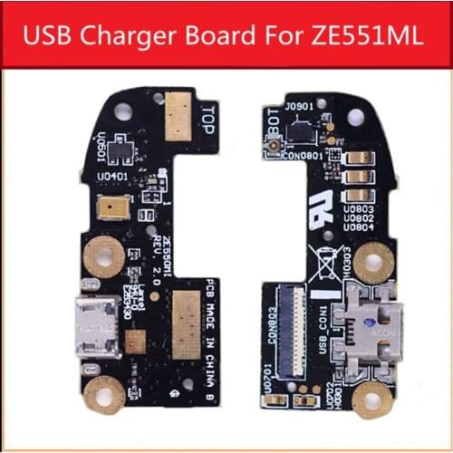Hot Sale Genuine USB Charging Microphone PCB Connector Port Jack Board For Asus Zenfone 2 ZE551ML Z550ML 5.5"Usb Charge