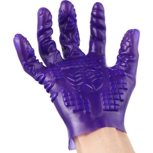 Magic Palm Hand Masturbator Sex Glove Female Masturbation Breast Nipple Vagina Massage Glove Couple Adult Games Flirting Sex Toy