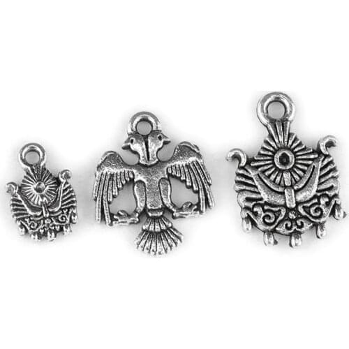 JUYA 30pcs/lot Variety Styles Metal Animal Shape Charms Pendant Accessories For Necklace Bracelet DIY Making Findings Wholesale