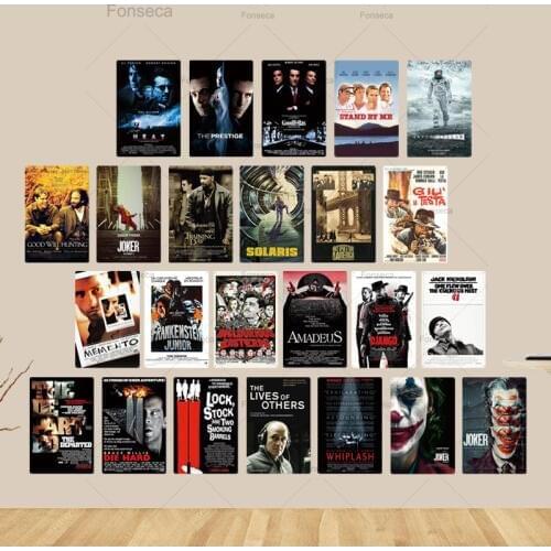 Classic Movie Metal Poster Metal Tin Sign Plates Wall Decor for Bar Pub Club Man Cave Plaque Metal Vintage Iron Painting