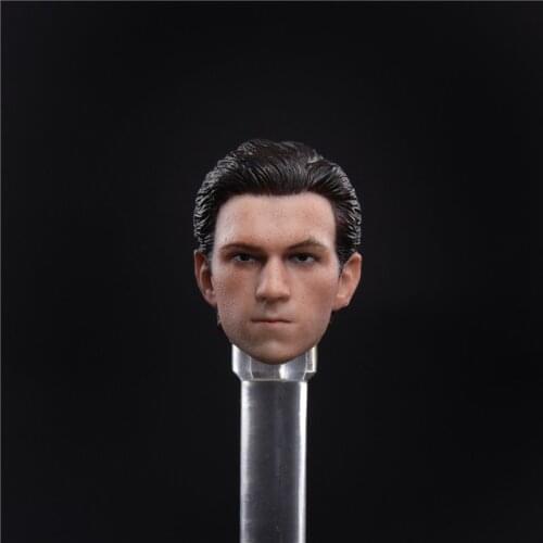 Head Model Toy 1/12 scale 6 inches male Man Boy Head Sculpt carving Model toy 112TOYS D03 For 1/12 Doll Body Accessories