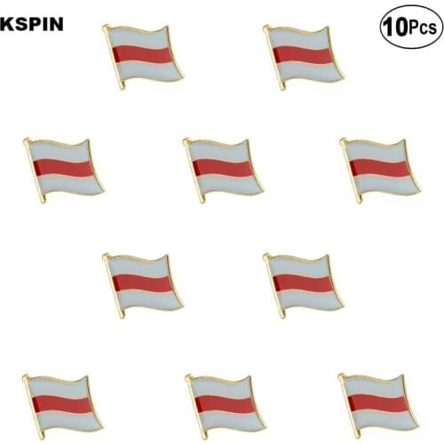Belarus Flag Lapel Pin Flag badge Brooch Pins Badges 10Pcs a Lot