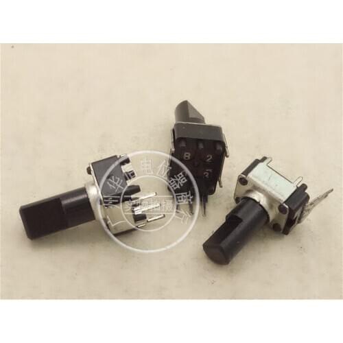 Original new 100% import 09 Type vertical single potentiometer B20K A20K handle length 13MMF (SWITCH)