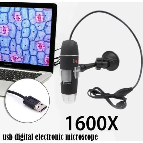 1600X 2-in-1 USB Portable Microscope Digital Electronic Detection
