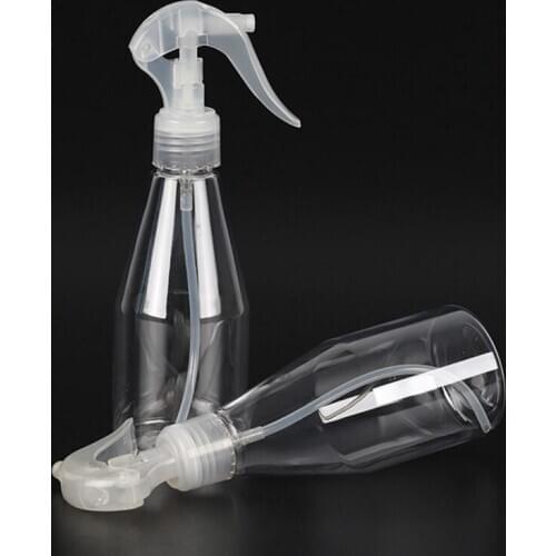 1 Pcs Portable 200ML Plastic Spray Empty Bottle Transparent Makeup Moisture Atomizer Pot Fine Mist Hair Hairdressing Tools