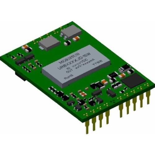 URB4812JD-15W Ultra-wide pressure 18~75V input, Isolation voltage regulation 12V DC output