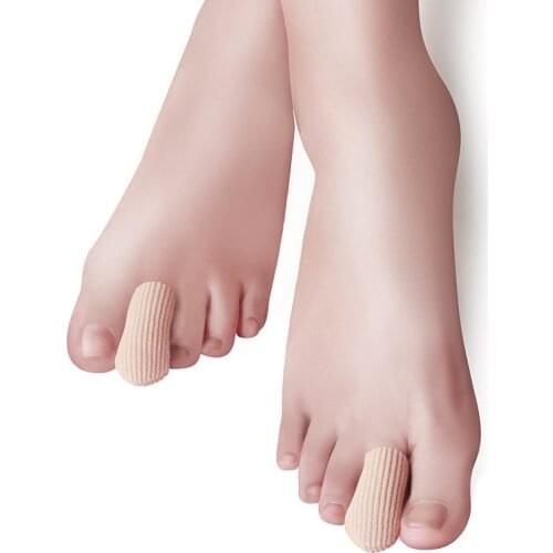 Fabric Gel Tube Sleeves Cap Cover Protector Separator Corrector Pedicure Corn Callus Hand Foot Pads Relieve Pain Care Tool